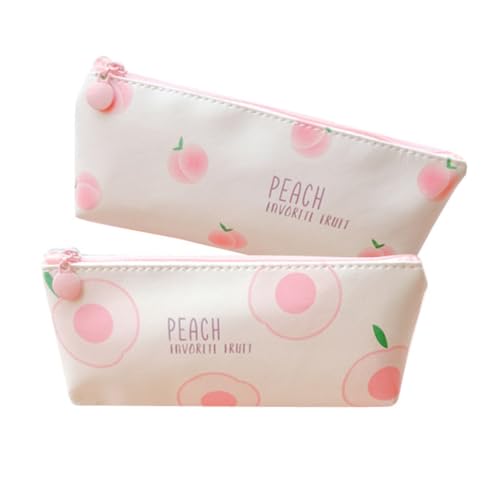 TOVINANNA Tragbare Make-up-Tasche mit Federmäppchen und Reißverschluss für Lippenstiftkosmetik für Damen von TOVINANNA