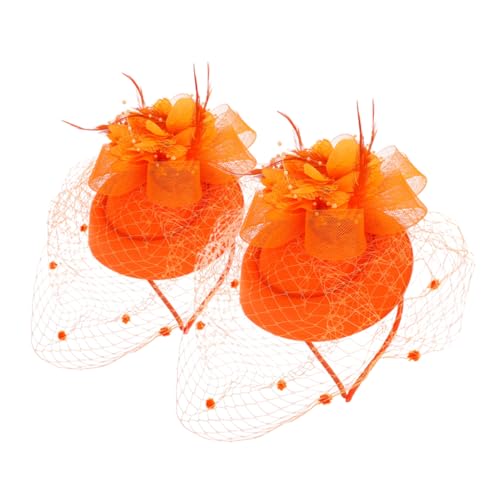 TOVINANNA 2stücke Federdesign Stirnband Party Cosplay Haaraccessoire Feder Stirnband Für Geburtstage Und Maskenbälle Leicht Und Angenehm Zu Tragen von TOVINANNA