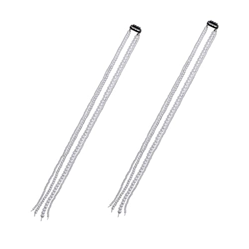 TOVINANNA 2stücke Perlen-haarketten-haarspangen Für Hochzeitsfrisuren Elegante Haarschmuck-accessoires Für Mädchen Und Damen Vielseitige Haarclips Für Besondere Anlässe Und Festliche von TOVINANNA