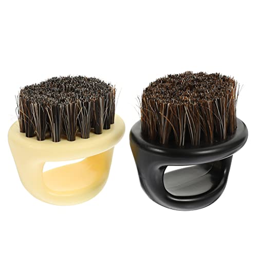 TOVINANNA 2stücke Bartbürste Für Männer Kamm Und Bürste Für Bart Haarstyling-reinigungsbürste Bürste Für Geschreddertes Haar Leicht Und Praktisch Für Zuhause Und Frisör von TOVINANNA