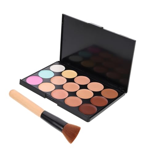 TOVINANNA 2St Make-up-Tool-Set kosmetikpinsel makeup brushes Make-up-Concealer Concealer-Palette für Frauen Schönheitskosmetik für das Gesicht Flecken abdeckende Concealer bilden einstellen von TOVINANNA