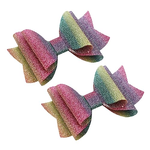 TOVINANNA 2stücke Regenbogenfarbene Haarklammern Elegante Schleifen-haarspangen Für Frauen Mädchen Und Damen Kreativer Haarschmuck Für Partys Und Besondere Anlässe von TOVINANNA