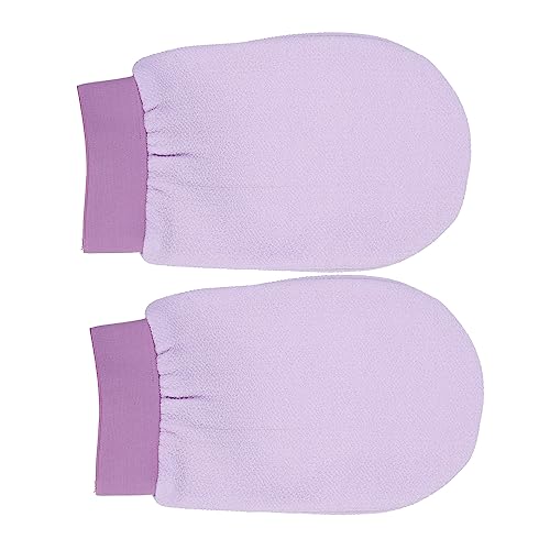 TOVINANNA Peeling-badetücher Für Die Rückseite – 2er-set – Duschschwämme – Polyester – Tiefenpeeling-handschuhe – Sanfte Hautreinigung von TOVINANNA