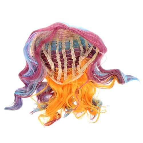 TOVINANNA 2St farbige Perücke Frauen-Styling-Perücke Regenbogen lockige Perücke halloween perücke perücken für halloween lockige Echthaarperücke Perücke mit gewelltem Haar Modische Perücke TOVINANNA 2St farbige Perücke Frauen-Styling-Perücke Regenbogen lockige Perücke halloween perücke perücken für halloween lockige Echthaarperücke Perücke mit gewelltem Haar Modische Perücke von TOVINANNA