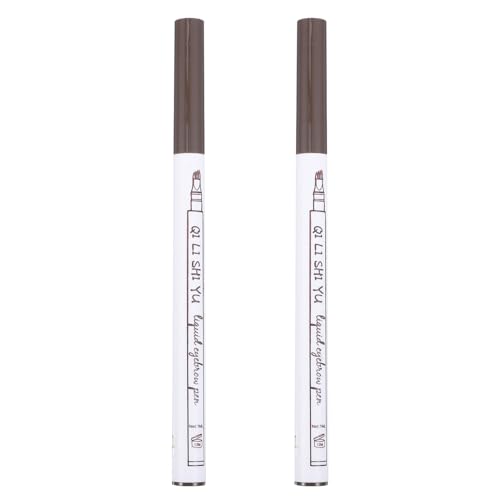 TOVINANNA 2stücke Wasserfester Augenbrauenstift Flüssig Augenbrauen Bleistift Make-up Zubehör Für Natürliche Augenbrauen Konturieren von TOVINANNA