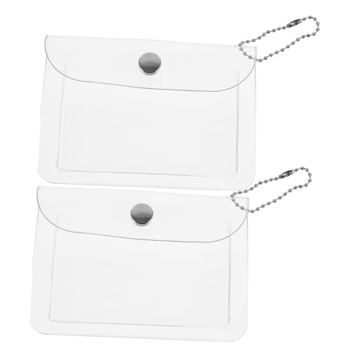 TOVINANNA 2 Stück Tragbares Schlüsseletui PVC Multifunktionale Kleiner Geldbörse mit Design für Karten und Münzen Praktische Aufbewahrungstasche für Reisen und Alltag TOVINANNA 2 Stück Tragbares Schlüsseletui PVC Multifunktionale Kleiner Geldbörse mit Design für Karten und Münzen Praktische Aufbewahrungstasche für Reisen und Alltag von TOVINANNA