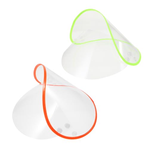 TOVINANNA 2Stücke Regenmantelhut Transparente Schutzkappe mit für Regenmantel Zubehör Gesichtsschutz bei Regen Kompatibel mit Verschiedenen Regenjacken von TOVINANNA