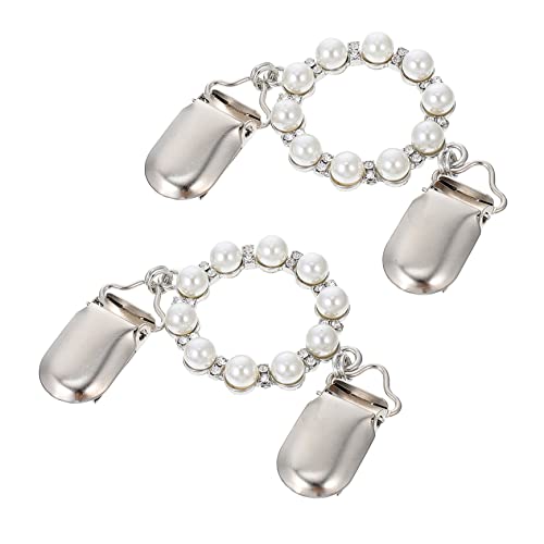 TOVINANNA 2Stücke Schalclips Hochwertigem Material Vielseitig Einsetzbar für Schals Pullover und Cardigans Elegantes Design für Stilvolle von TOVINANNA