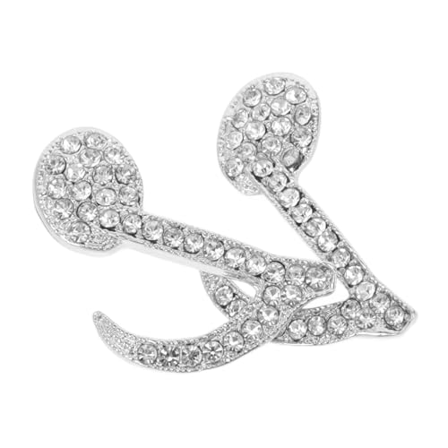TOVINANNA Vintage Musiknote Brosche 2 Stücke Strass Anstecknadel für Frauen und Mädchen Elegantes Schmuckzubehör für Anzüge Kleider und Taschen TOVINANNA Vintage Musiknote Brosche 2 Stücke Strass Anstecknadel für Frauen und Mädchen Elegantes Schmuckzubehör für Anzüge Kleider und Taschen von TOVINANNA