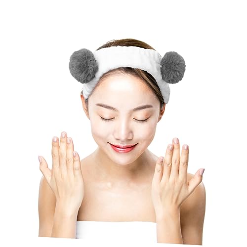 TOVINANNA Elastisches Stirnband – 2er-pack – Haarband Zum Gesichtwaschen – Make-up-stirnband – Haarwickel Für Damen – Weicher Flanell – Grau TOVINANNA Elastisches Stirnband – 2er-pack – Haarband Zum Gesichtwaschen – Make-up-stirnband – Haarwickel Für Damen – Weicher Flanell – Grau von TOVINANNA