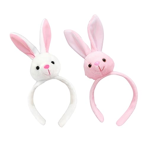 TOVINANNA 2er Set Hasenohren Haarreifen Festliche Haarschmuck Für Ostern Bunny Kopfband Für Partys Karneval Und Feste Ideales Partyzubehör Für Und Erwachsene von TOVINANNA