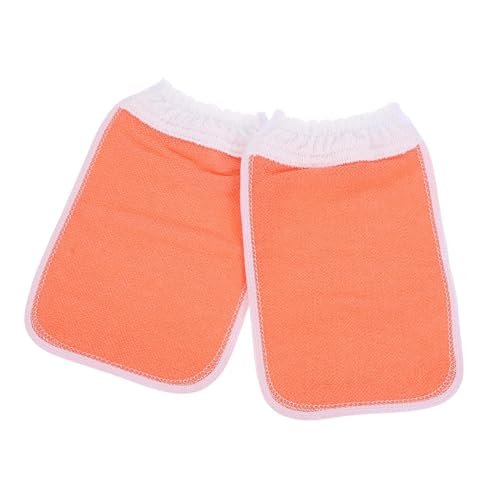 TOVINANNA 2er-pack Körperpeeling-badetücher Duschhandschuhe Pflanzenfaser Ideal Zum Peeling Und Reinigen Der Haut von TOVINANNA