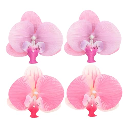 TOVINANNA 2paar Schuhclips Mit Orchideenblüten Für Damen Schuhdekorationen Abnehmbare Schmuckclips Für Sandalen Strandurlaub Accessoires von TOVINANNA