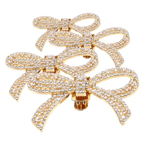 TOVINANNA 2paare Schuhverzierungen Mit Strasssteinen Und Schmetterlings-schuhclips Glitzernde Schuhanhänger Abnehmbarer Schuhschmuck Für Damen Und Hochzeit von TOVINANNA