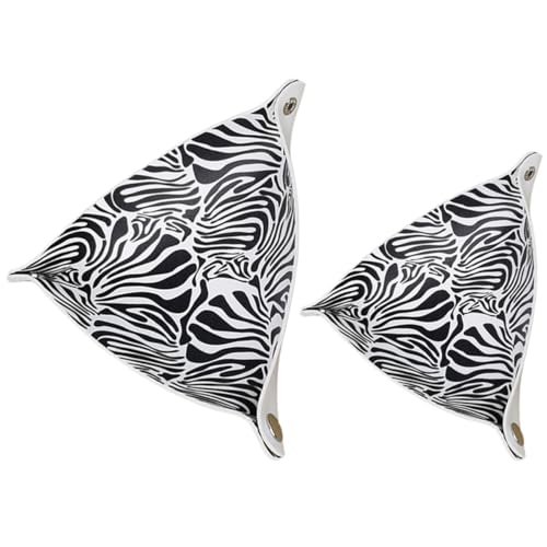 TOVINANNA 2pcs Desktop Make-up Organizer für Eitelkeit Leder Make-up Veranstalter von TOVINANNA