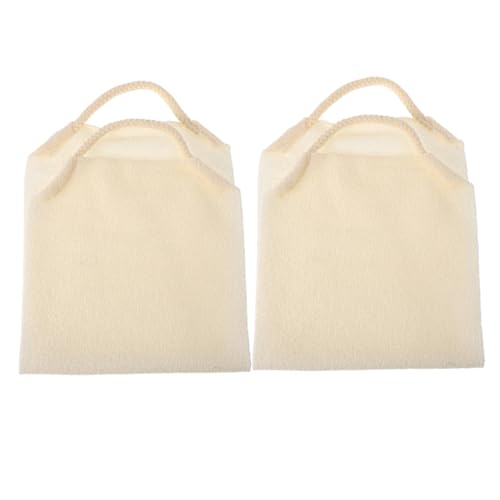 TOVINANNA 2pcs Peeling Back Scrubber Handtuch Dehnbares Rücken-scrubbing-werkzeug Deep Clean Exfoliator Für Abgestorbene Haut Multifunktionales Badezubehör Beige Beige von TOVINANNA