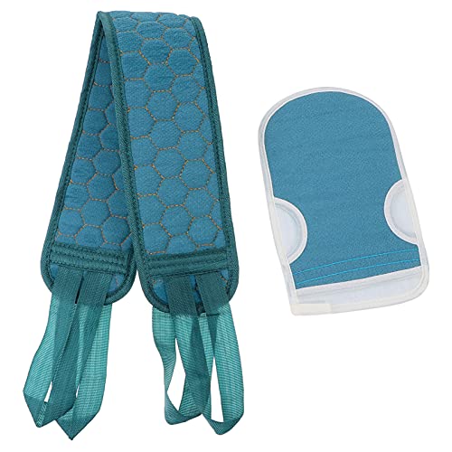 TOVINANNA Peeling-badetuch-set Mit Rückenschrubber Badegurt Waschhandschuh Und Bürste Für Glatte Saubere Haut von TOVINANNA