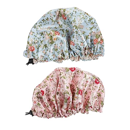 TOVINANNA Schlafmütze für Kinder 2er-pack Dehnbare Mütze für Baby Haarschutz Duschhaube von TOVINANNA