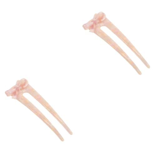 TOVINANNA 2stücke Vintage U-form Haarnadel Mit Schleifen-design Haarspange Für Und Mädchen Für Partys Hochzeiten Und Besondere Anlässe Dekorativer Haarschmuck Verschiedenen Farben von TOVINANNA