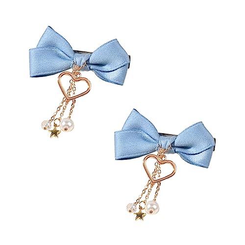 TOVINANNA Haarschleifen-clip Haarnadel Haarspangen 2 Stück Schleife Pflege Für Frauen Und Mädchen Weihnachts-haarschleifen Haarschleifen-clip von TOVINANNA