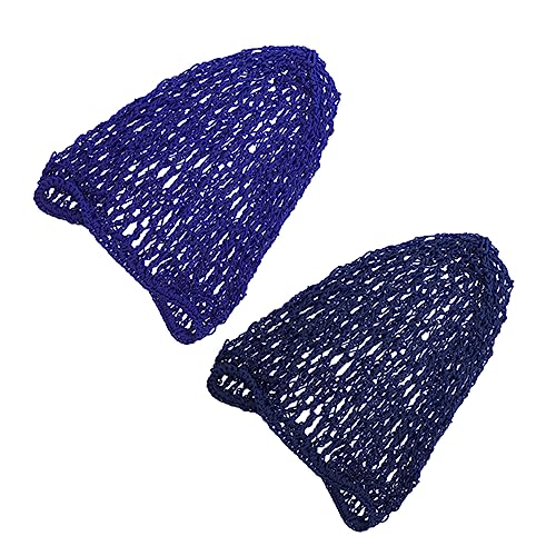 TOVINANNA Elastisches Haarnetz Für Damen – 2er-pack Gehäkelte Haarnetze Für Mädchen Mit Haaren Schlafkappen-haarnetze Für Damen von TOVINANNA