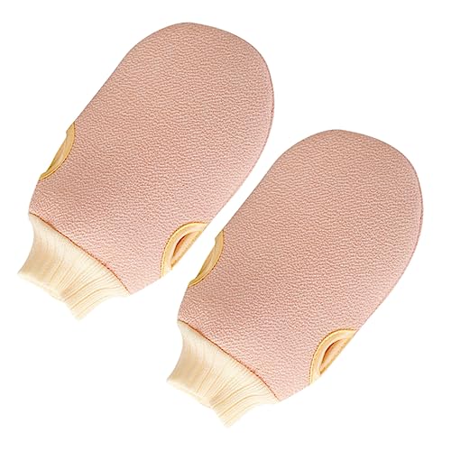 TOVINANNA 2st Peeling-handschuh Duschhandschuhe Peeling Schrubben Duschreiniger Spa Sonnenschutz- Handtücher Mikrofasertuch Sanfte Haut Gel Handtuch Körperbürste Badetuch von TOVINANNA
