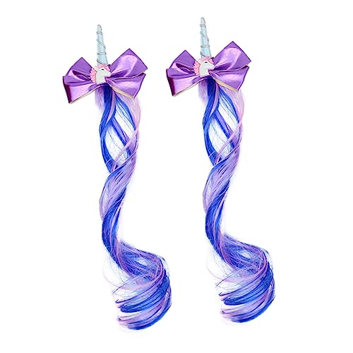 TOVINANNA 2stücke Pack Cartoon Haarspangen Kunststoff Haarnadel Kopfschmuck Für Mädchen Damen Frisur Accessoire von TOVINANNA