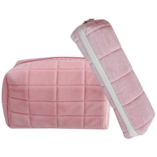 TOVINANNA 2stücke Eleganter Kosmetik Organizer Tragbare Make-up Tasche Mit Reißverschluss Für Lippenstift Toilettenartikel Und Für Und Täglichen Gebrauch von TOVINANNA