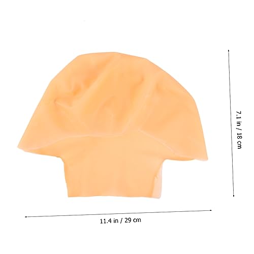 TOVINANNA 2stücke Glatzenmütze Glatzen-cosplay-mütze Cosplay-kopfbedeckung Perückenmütze Lustige Kopfbedeckung Für Halloween Aus Hochwertigem Material Naturgetreu Leicht Zu Tragen Für Partys von TOVINANNA