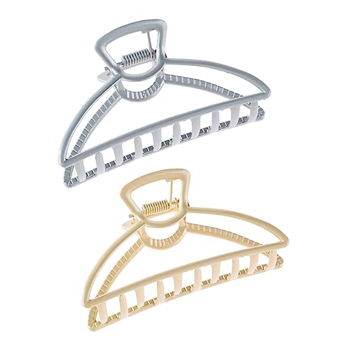 TOVINANNA 2stücke Große Haarklammer Clips Frauen Haar Klemmen Haar Clips Aus Legierung Für Dickes Normales von TOVINANNA