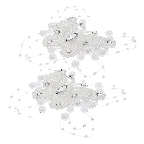 TOVINANNA 2stücke Schmetterlings-haarclips Spitze Haarspangen Für Mädchen Und Für Tänze Partys Und Besondere Anlässe Vielseitig Einsetzbar von TOVINANNA