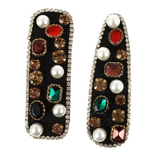 TOVINANNA 2stücke Bunte Strass-haarnadeln Haarspangen Stylische Bobby-pins Für Frauen Und Mädchen von TOVINANNA