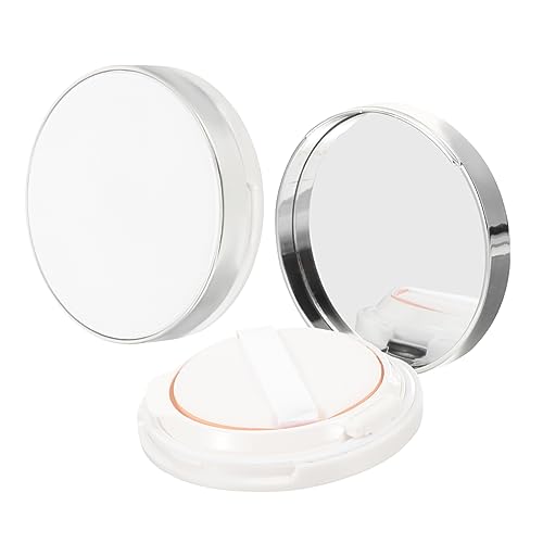 TOVINANNA 2stücke Tragbare Kissen-puderbox Nachfüllbare Leere Puderbehälter Mit Schwamm Für Frauen Für Unterwegs Robustes Material Vielseitig Für Lose Puder Make-up Und Körperpuder von TOVINANNA