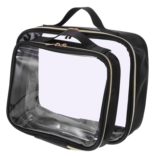 TOVINANNA 2stücke Transparente Kosmetiktasche Tragbare Reise-kulturtasche Kleine Tasche Für Handtasche Transparenter Reise-Organizer Mit Reißverschluss Make-up-Beutel Für Unterwegs TOVINANNA 2stücke Transparente Kosmetiktasche Tragbare Reise-kulturtasche Kleine Tasche Für Handtasche Transparenter Reise-Organizer Mit Reißverschluss Make-up-Beutel Für Unterwegs von TOVINANNA