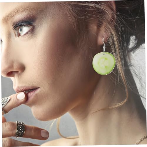 TOVINANNA 3 Paare Gemüse Ohrringe für Mädchen und Frauen Lustige Dangle Ohrringe mit Brokkoli Gurke und Modischer Leichter Ohrschmuck Kreatives Party Accessoire von TOVINANNA