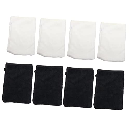 TOVINANNA 3 Sätze Fiber Make-up-entferner-handschuhe Gesichtstuch Klebstoff Make up Remover Pads Abschminken Pads Handtücher Make-up-entfernungen Schönheitszubehör Polyesterkante 8 Stück * 3 von TOVINANNA