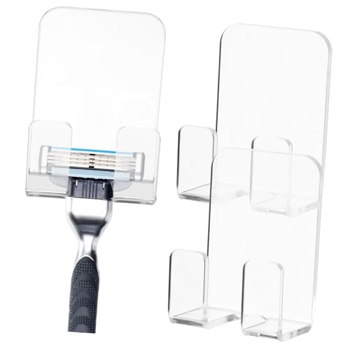 TOVINANNA 3 Stck Transparente Dusch Wandhaken mit Selbstklebender Aufbewahrung für Rasierer Handtücher und Organizer Einfache Montage Bohren Vielseitig für Bad und Küche Geeignet TOVINANNA 3 Stck Transparente Dusch Wandhaken mit Selbstklebender Aufbewahrung für Rasierer Handtücher und Organizer Einfache Montage Bohren Vielseitig für Bad und Küche Geeignet von TOVINANNA