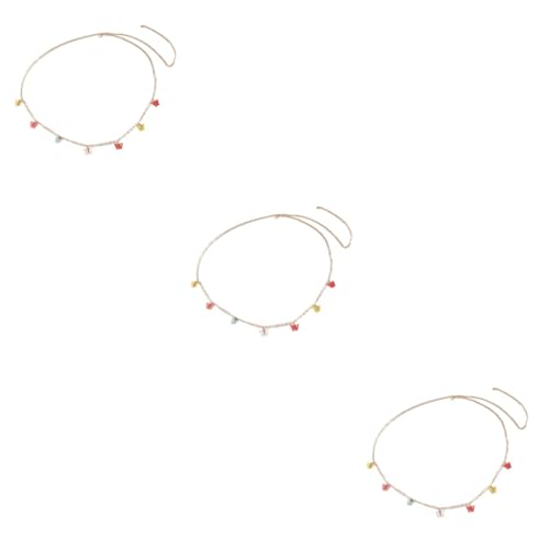 TOVINANNA 3 Stck. Verstellbare Damen Hüftkette Metall Schmetterlingskette Modischer Körperschmuck für Sommer Am Strand Nachtclubs von TOVINANNA