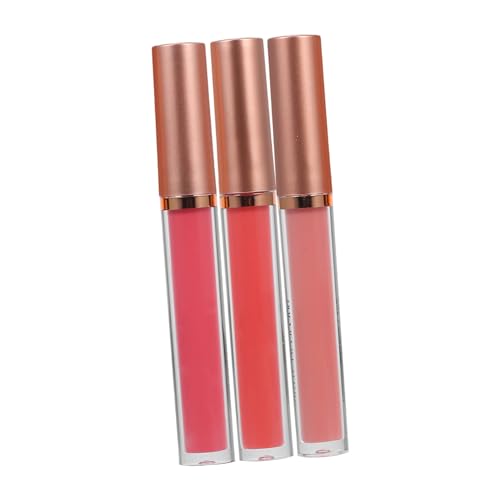 TOVINANNA 3stücke Teiliges Lippenstift-set Wasserfester Und Langlebiger Seidiger Lipgloss Für Mädchen Und Frauen Nicht Klebende Formel Feuchtigkeitsspendend Für Jeden Anlass Geeignet von TOVINANNA