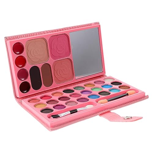 TOVINANNA 3 Stück 33 Make-up-Palette Paletten mit Lidschatten rosa Lidschatten schminkpalette kinder gift for Kosmetiktasche Mädchenspielzeug Lidschattenplatte Lidschatten für Mädchen von TOVINANNA