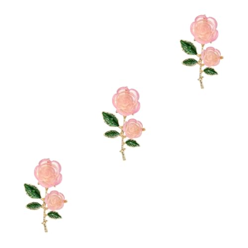 TOVINANNA 3 Stück Blumenbrosche Metall Anstecknadel für Damen Dekorativer Kleidungsclip Zubehör für Jacken und Taschen A TOVINANNA 3 Stück Blumenbrosche Metall Anstecknadel für Damen Dekorativer Kleidungsclip Zubehör für Jacken und Taschen A von TOVINANNA