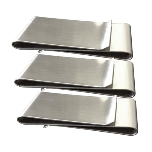 TOVINANNA 3stücke Teiliges Geldklammer Metall Minimalistisches Portemonnaie Für Kartenhalter Für Bargeld Und Kreditkarten Und von TOVINANNA