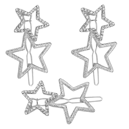 TOVINANNA 3stücke Haarspangen Mit Sternen Und Strass Klammern Für Haare Bling-haarnadeln Stern-haarspange Strass-haarspangen Für Frauen Und Mädchen Dekorative Haar Zubehör von TOVINANNA