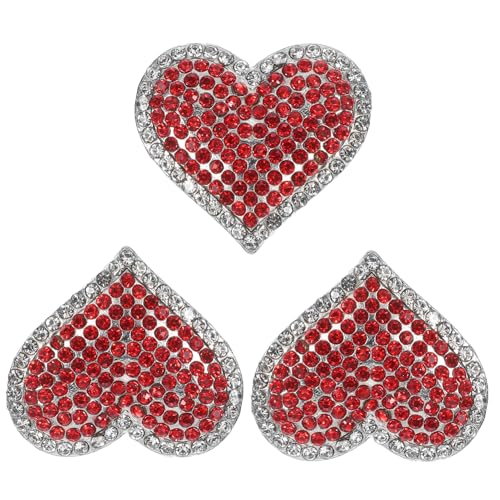 TOVINANNA 3 Stück Liebesbrosche Herzförmige Anstecknadel Valentinstags Anstecknadeln Liebesherz Brosche Valentinstags Anstecknadeln Broschen Für Männer Geburtstagsbrosche Schal von TOVINANNA