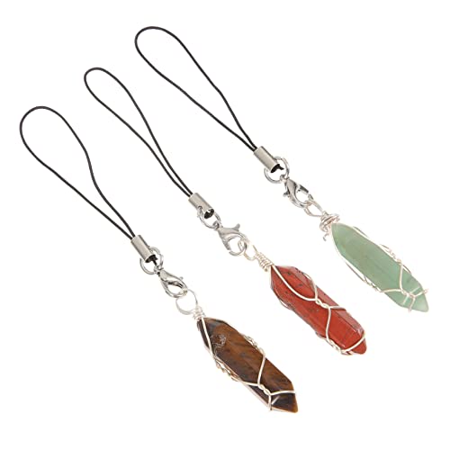 TOVINANNA 3 Stück Schlüsselanhänger Natürlicher Heilstein Anhänger für Taschen Rucksack und Schlüsselbund Deko für Freunde und Hochzeiten TOVINANNA 3 Stück Schlüsselanhänger Natürlicher Heilstein Anhänger für Taschen Rucksack und Schlüsselbund Deko für Freunde und Hochzeiten von TOVINANNA