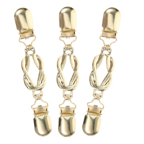 TOVINANNA 3 Stück Stilvolle Cardigan Verschlüsse für Schals und Capes Kleidungssicherheitsclips für Frauen mit Vintage Design von TOVINANNA