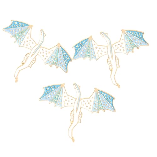 TOVINANNA 3 Stück Teiliges Dinosaurier Emaille Brosche Kreative Metall Anstecknadeln für Rucksäcke Jacken und Hüte Langlebig und Unisex Geschenkidee für Freunde von TOVINANNA