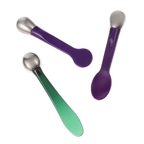 TOVINANNA 3stücke Teiliges Augenmassage-stick Gesichtscreme-löffel Hilft Gegen Augenringe Falten Praktisches Makeup-werkzeug Für Effektive Hautpflege von TOVINANNA