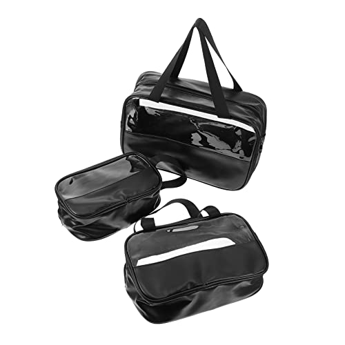 TOVINANNA 3stücke Transparenter Kosmetiktasche Aus Wasserdichtem Material Für Reisen Mit Reißverschluss Zum Aufbewahren Von Make-up Und Toilettenartikel Praktische Organizer-Tasche Für von TOVINANNA