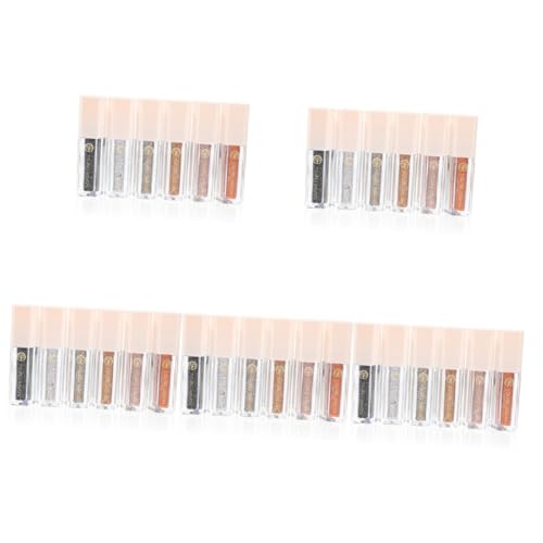 TOVINANNA 30 Stk Lidschatten-Set koreanischer Augenglitter glitzernder flüssiger Eyeliner Zubehör für Augen-Make-up flüssiger Lidschatten Blitz Werkzeug schimmern einstellen Fräulein von TOVINANNA